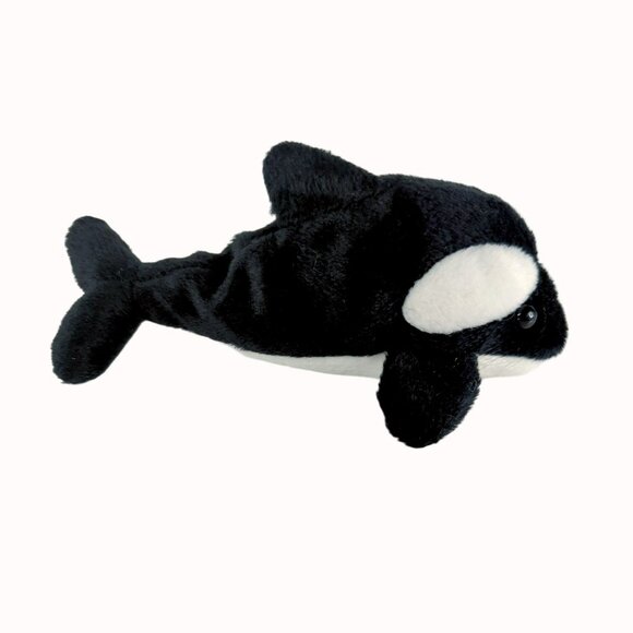 Imperial Toy Corporation Orca Killer Whale Bean Bag Plush Animal Toy - Picture 5 of 6